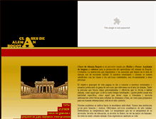 Tablet Screenshot of clasesdealemanbogota.com